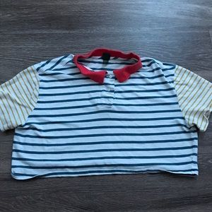 Cute striped crop top